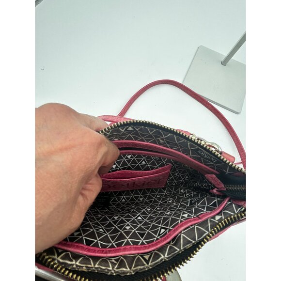 Botkier Mini Crossbody Bag Womens Pink Leather Tassel Zip Purse 9x6 Y2K Designer - Picture 10 of 10